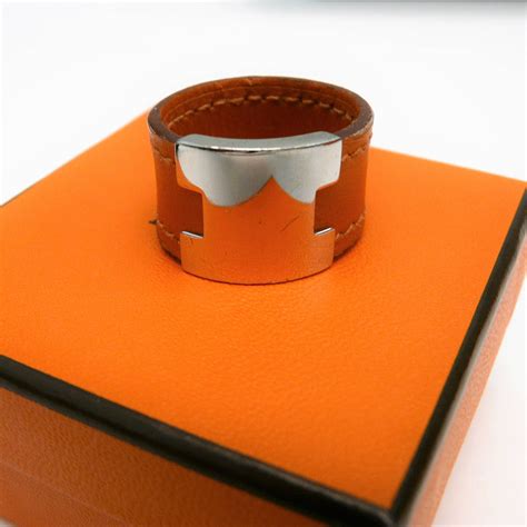 hermes h ring orange|hermes high jewelry ring.